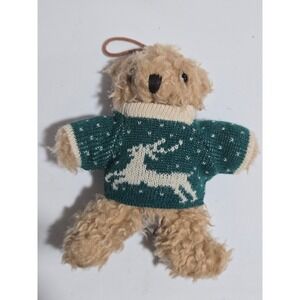 Limited 1998 BeverlyHills TeddyBear Co.Christmas Ornament‎ Reindeer Sweater